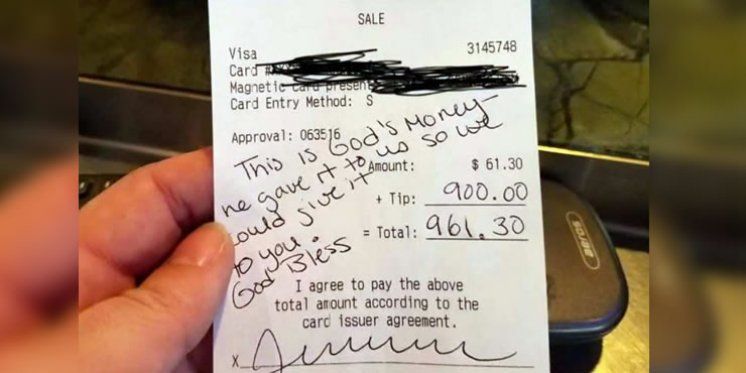 Žena trudnoj konobarici ostavila napojnicu od 6500 kuna i napisala: Ovo je Božji novac…
