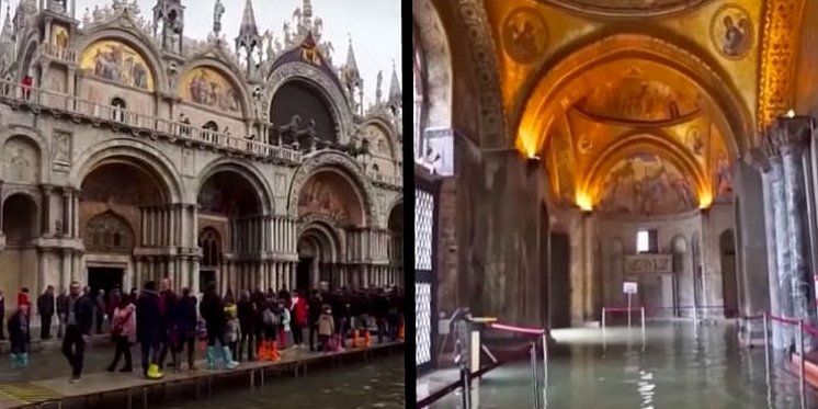 Poplava opustošila povijesnu baziliku svetog Marka u Veneciji: &quot;Nikad nisam vidio ništa slično&quot;
