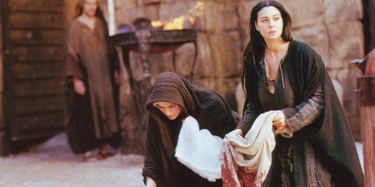 Isusova Majka i Marija Magdalena skupljaju Svetu Krv nakon bičevanja