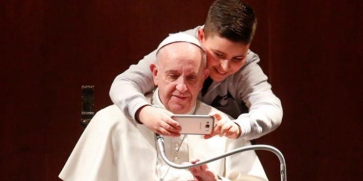 Selfie s Papom za pamćenje