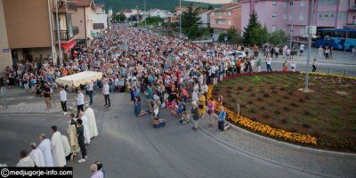 Celebrazione della Solennità del Corpus Domini a Medjugorje