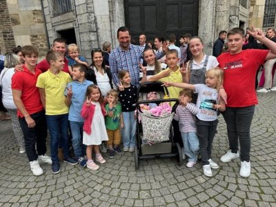 Dvije obitelji s četrnaestero djece na slavlju u Aachenu